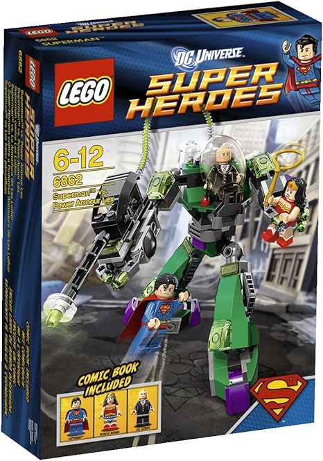 Read more about the article LEGO Super Heroes Superman vs Power Armor Lex 6862: Ultimate DC Superhero Battle Building Kit
