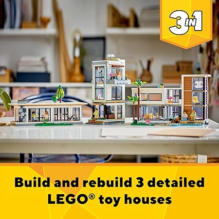lego modern house for boys