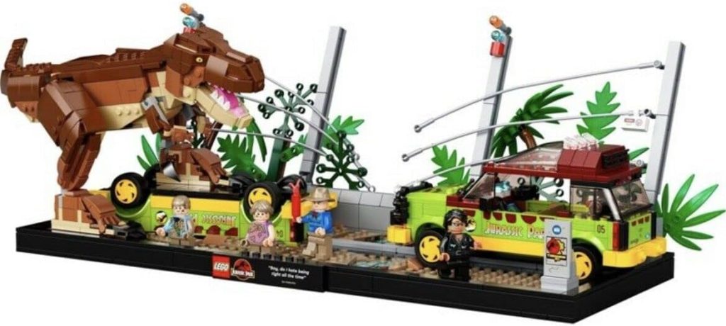 Lego jurassic park T. Rex breakout