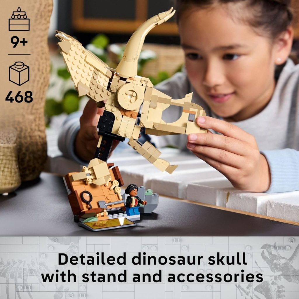 Discover the Thrill LEGO Jurassic World Triceratops Skull Fossil 76969 Adventure