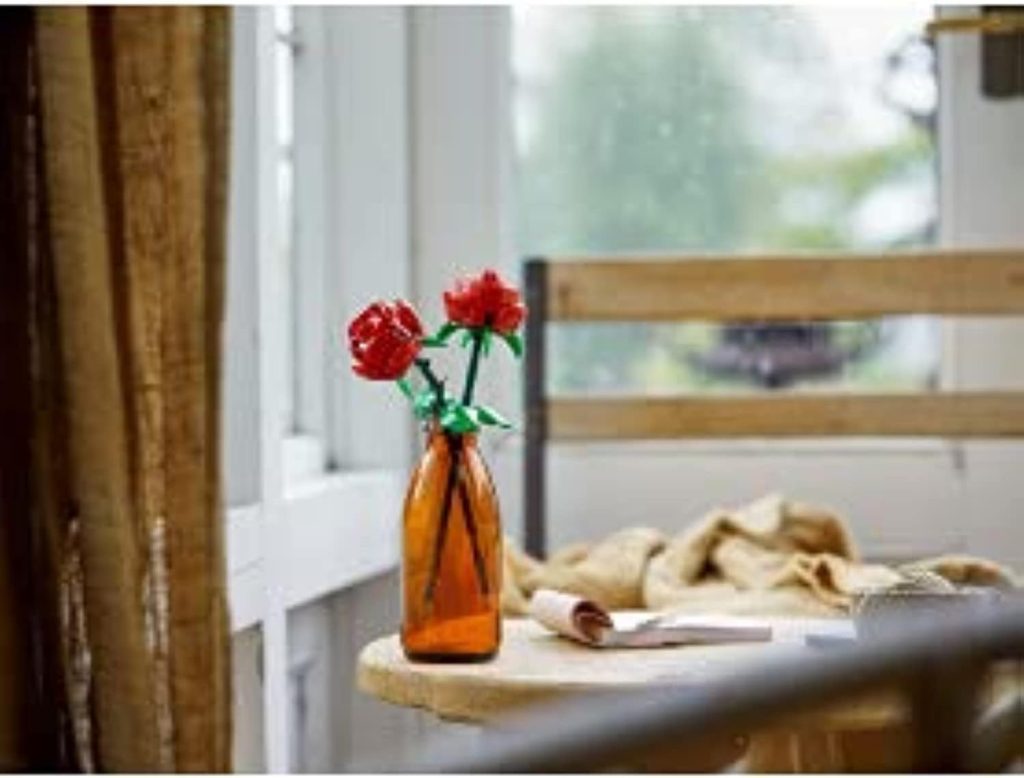 LEGO Flower Building Kit Assembly LEGO Roses Building Kit Assembly