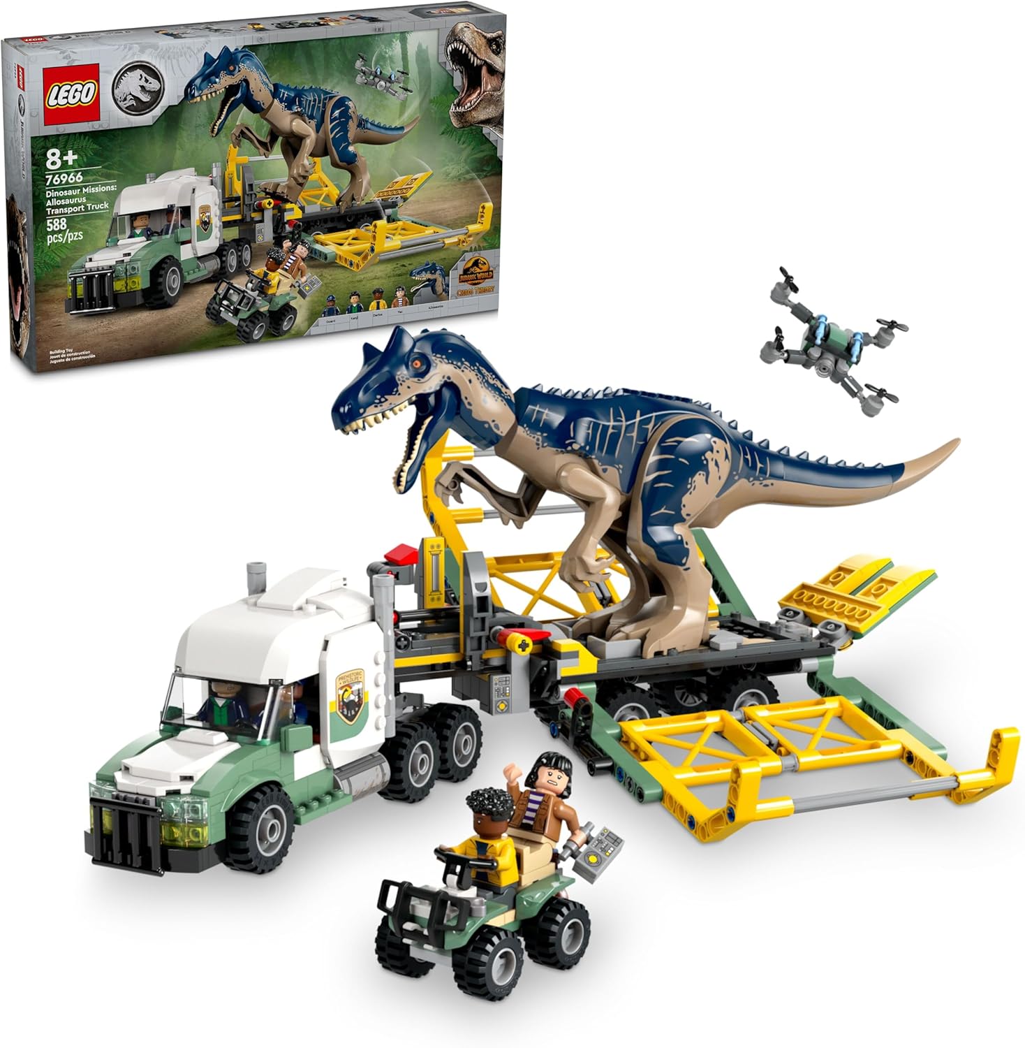Read more about the article LEGO 76966 Jurassic World Allosaurus Transporter: A Thrilling Dino Expedition!