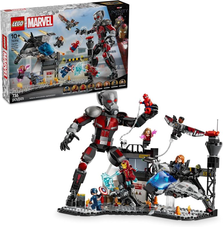 "Epic LEGO Marvel Captain America Civil War 76314: A Thrilling Action-Packed"