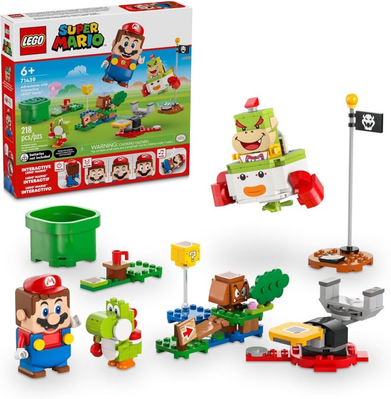 "Exciting LEGO Super Mario Adventures with Mario & Bowser Jr.’s Clown Car 71439