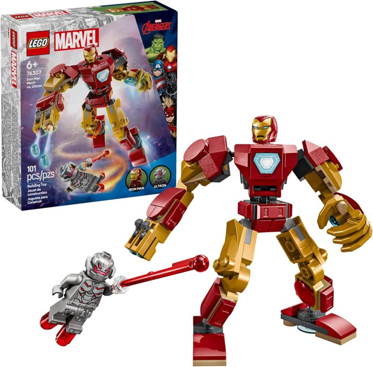 "Mighty LEGO Marvel Iron Man Mech vs. Ultron 76307: An Exciting Superhero show